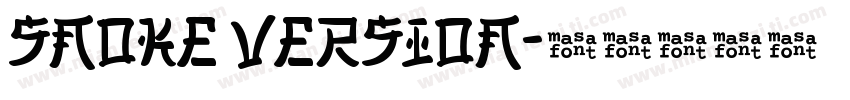 SNOKE Version字体转换